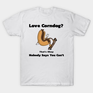 Funny Hot Dog Corndog Lover T-Shirt